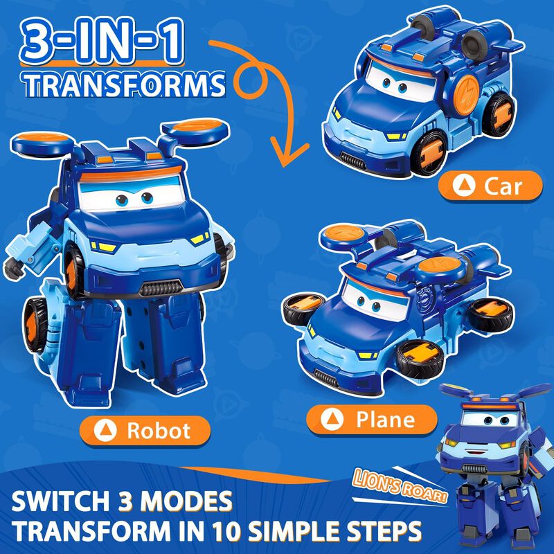 Figura De Acci&oacute;n Tobot Leo De Toy Super Wings T... image number null