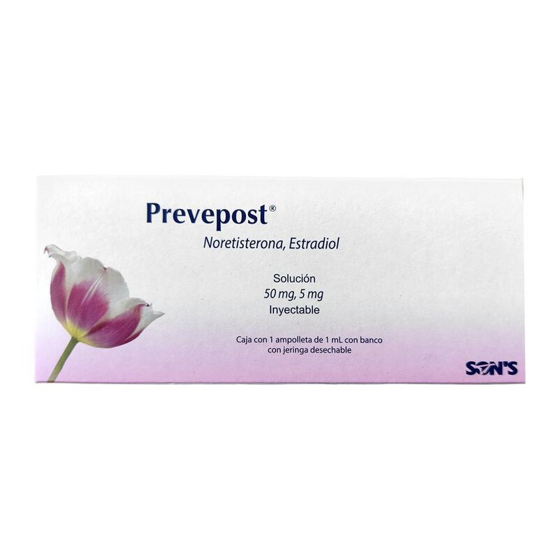 Prevepost Noretisterona Estradiol 50mg / 5 Mg 1... image number null