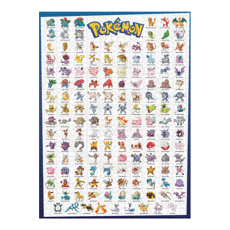 Rompecabezas Pok&eacute;mon Edici&oacute;n Original - 1000 Pi... image number null