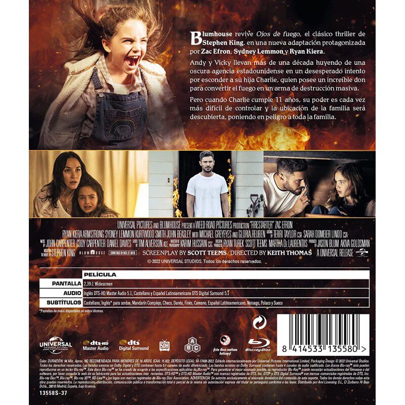 Ojos de fuego (Blu-ray) [Blu-ray] image number null