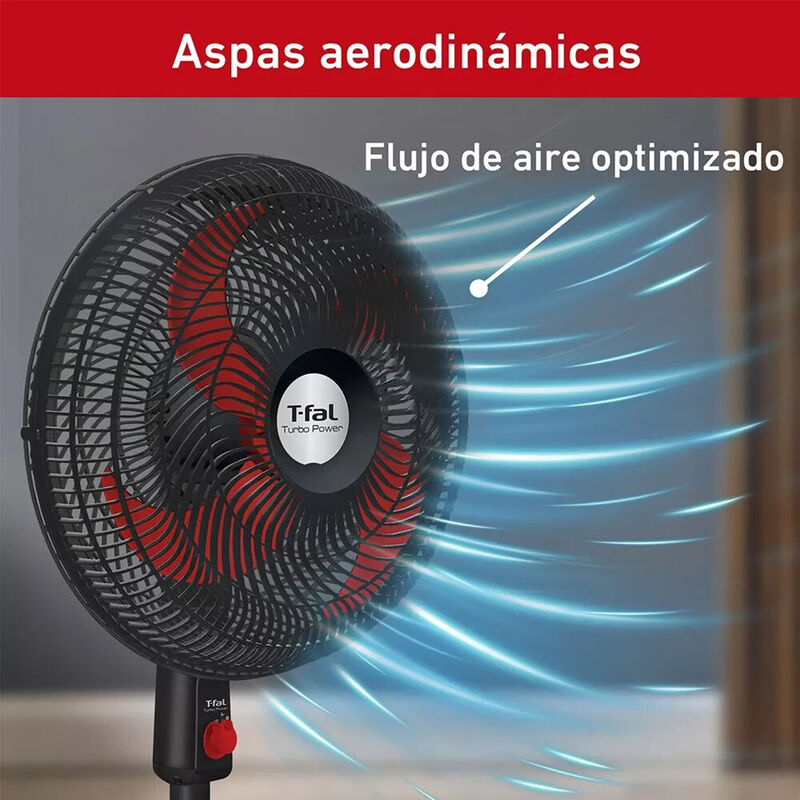 Ventilador de pedestal 18” Silencioso T-FAL Tur... image number null