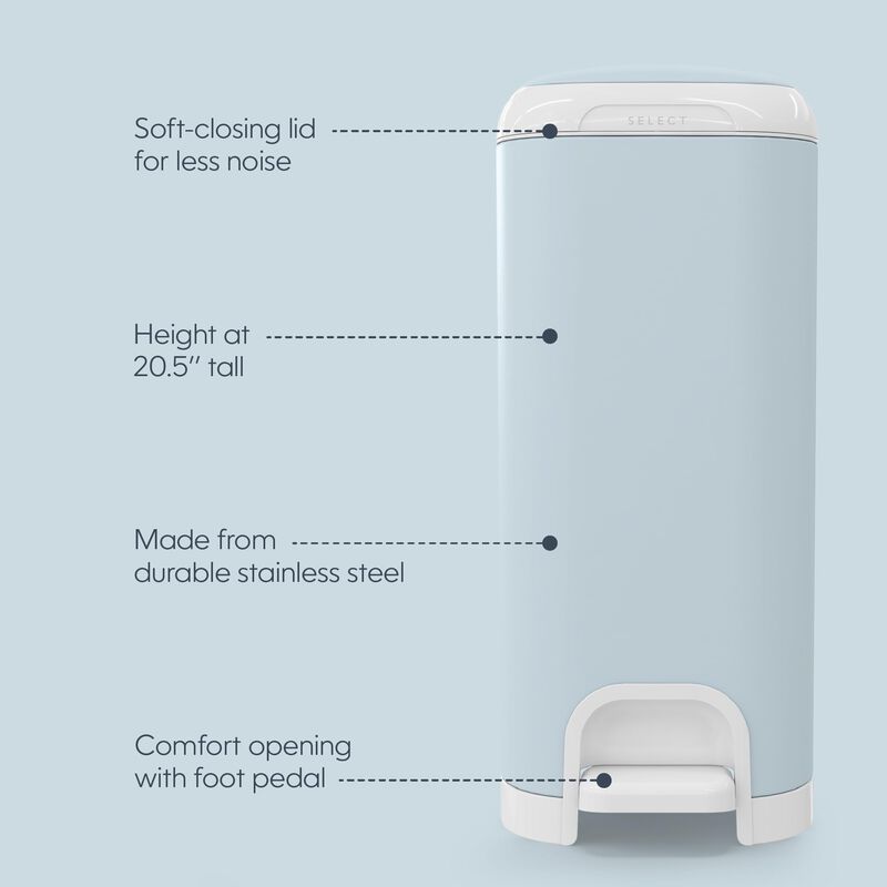 Cubeta Para Pa&ntilde;ales Diaper Genie Select De Acer... image number null