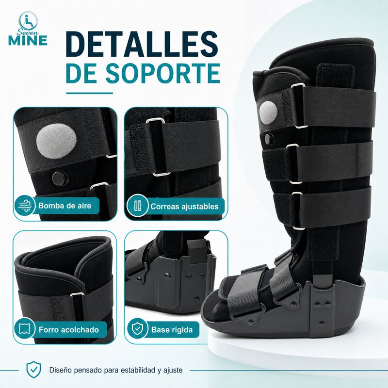 Bota Walker Larga 45cm | Neum&aacute;tica Con Aire Bw-... image number null