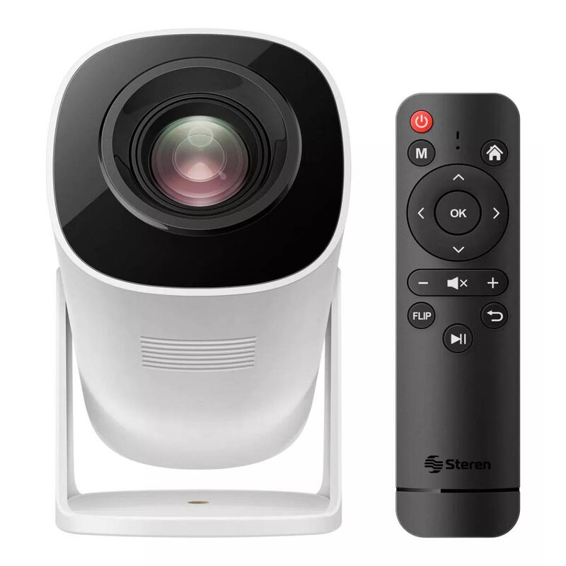 Mini Proyector Steren HD 720p y Pantalla Brillo... image number null