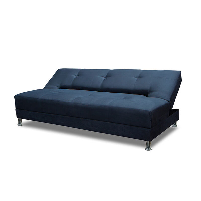 Sofá Cama Skannor de Lino Azul Marino image number null