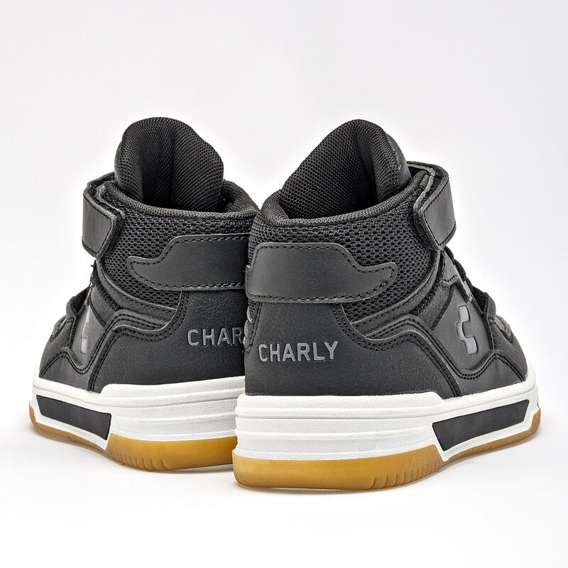 Charly Tenis urbano para ni&ntilde;o negro, agujeta el... image number null