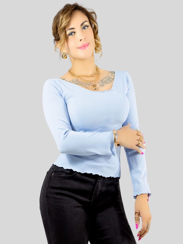 Set De 2 Sueter De Mujer Manga Larga Sueteres S... image number null