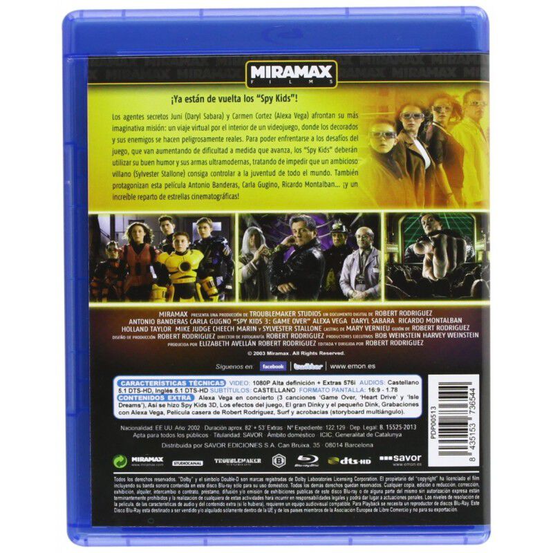 Spy Kids 3: Juego Final (Blu-ray) image number null