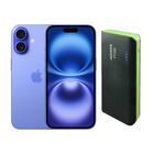 iPhone 16 Plus 128GB Azul CHIP Reacondicionado m&aacute;s Power Bank 10,000mah