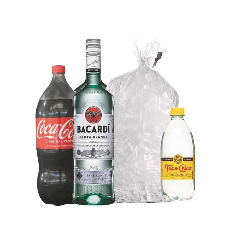Combo Coca Cola Original 2 L - Bacardi 980 ml +... image number null
