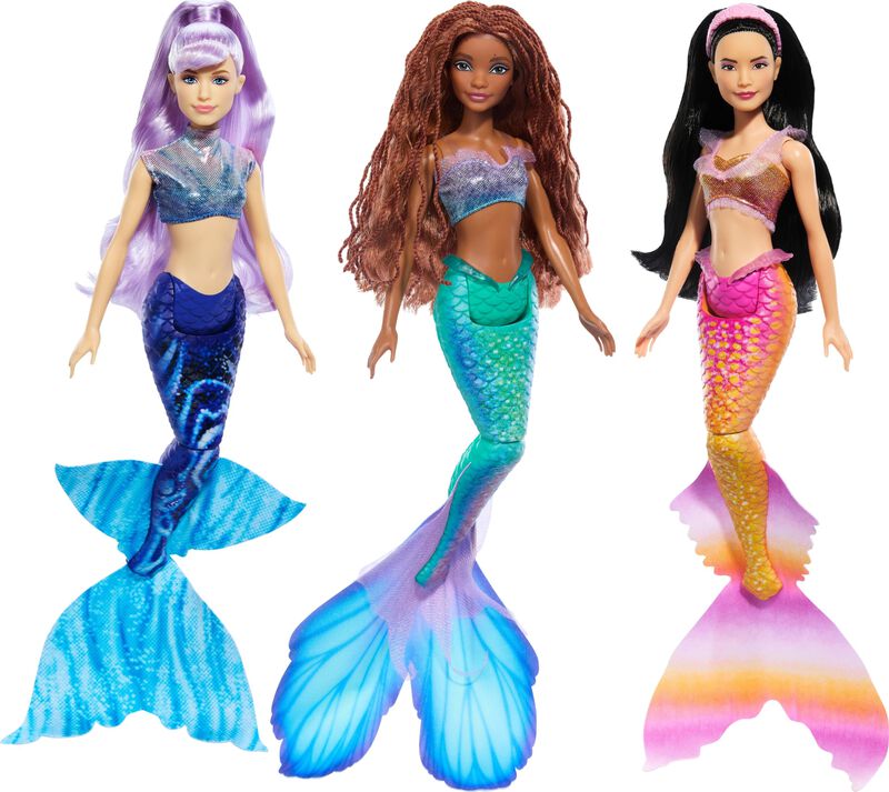 Set De Mu&ntilde;ecas Mattel Disney La Sirenita Ariel ... image number null
