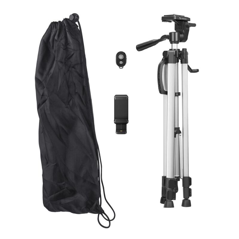 Tripi&eacute; universal largo de aluminio con soporte ... image number null