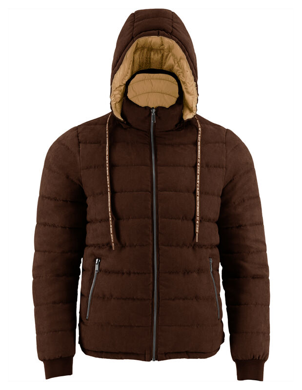 Chamarra Reversible Caballero Capitonada Gorro ... image number null