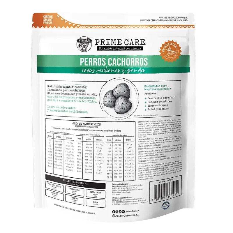Alimento Prime Care Para Cachorros Raza Mediana... image number null