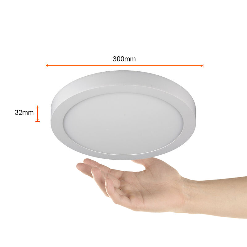 Lampara Sobre Poner Techo Blanco 24w Luz Suave ... image number null