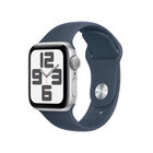 Apple Watch MRE13CL/A SE 2 GPS 40mm Aluminio Plata Dep Azul Tormenta