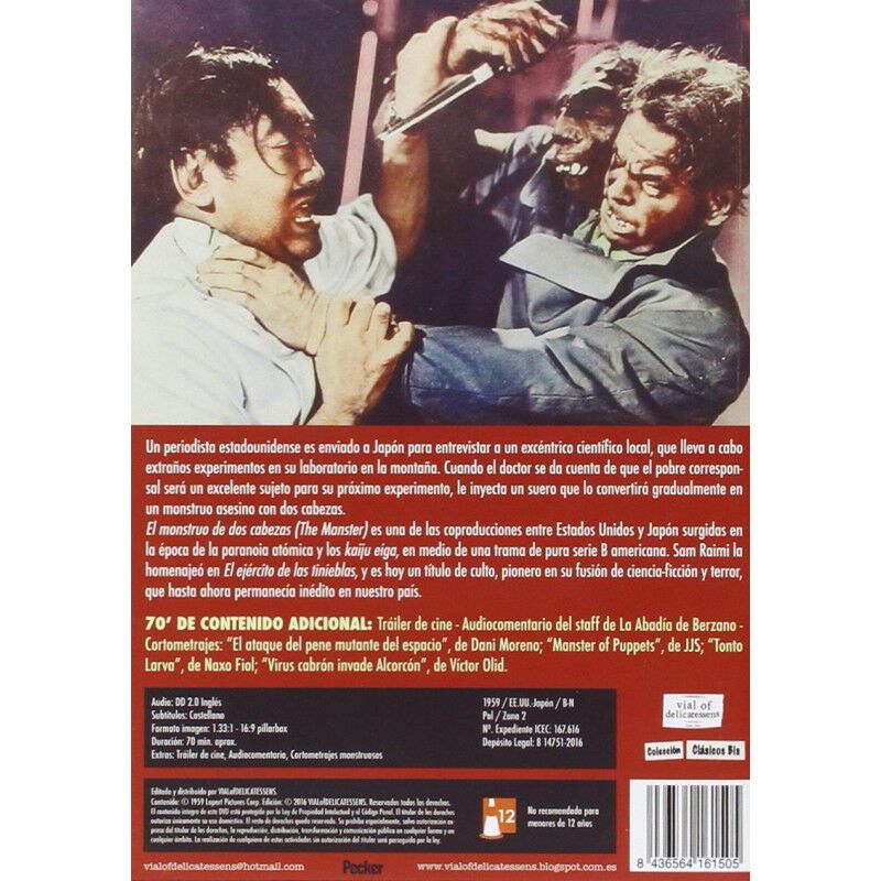 El monstruo de dos cabezas [DVD] image number null