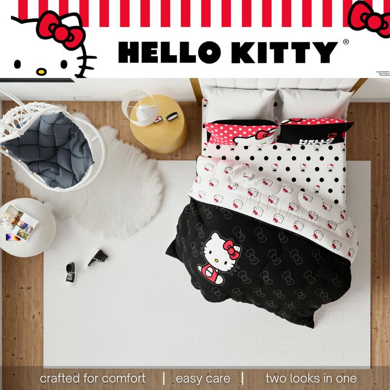 Juego De S&aacute;banas Franco Collectibles Hello Kitt... image number null