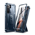 Funda Dexnor para Samsung Galaxy S22 con Soporte, Azul Marino
