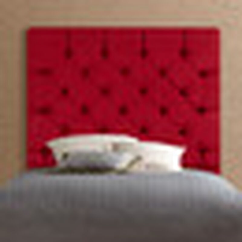 Cabecera King Size Dicasa Capri Rojo image number null
