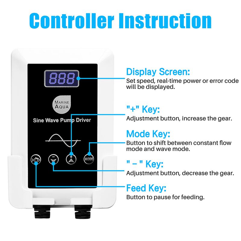 Bomba de Agua Orlushy DC-9000 60W 2377 GPH 24V ... image number null