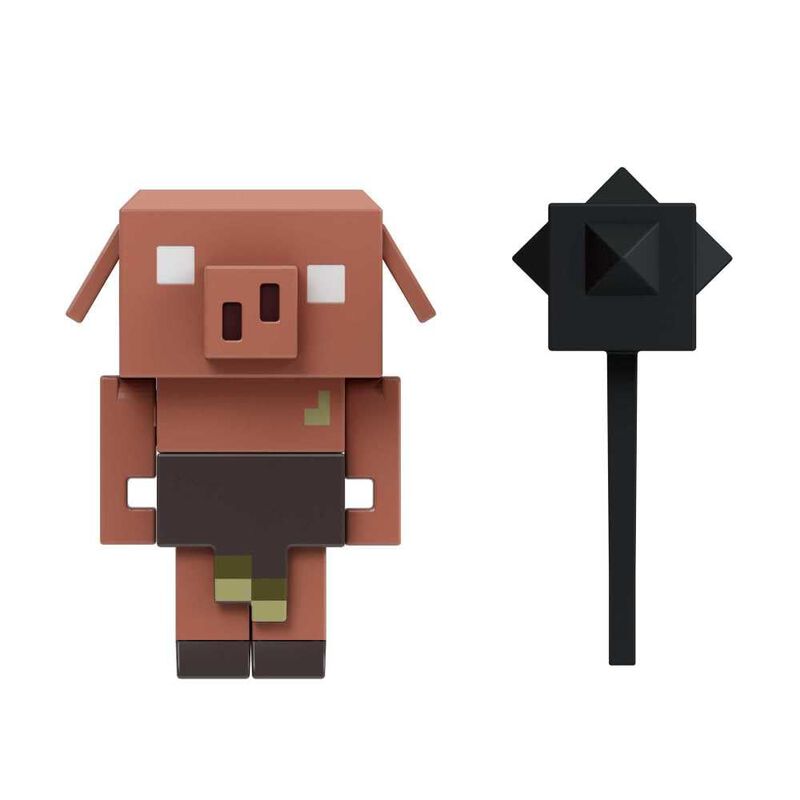 Figuras De Acci&oacute;n Mattel Minecraft Legends Pigl... image number null