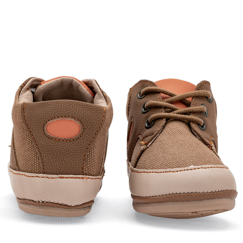 Ensueño Tenis para bebé niño camel beige naranj... image number null