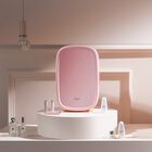 Mini Refrigerador Cooluli Con Espejo De 12 L Rosa
