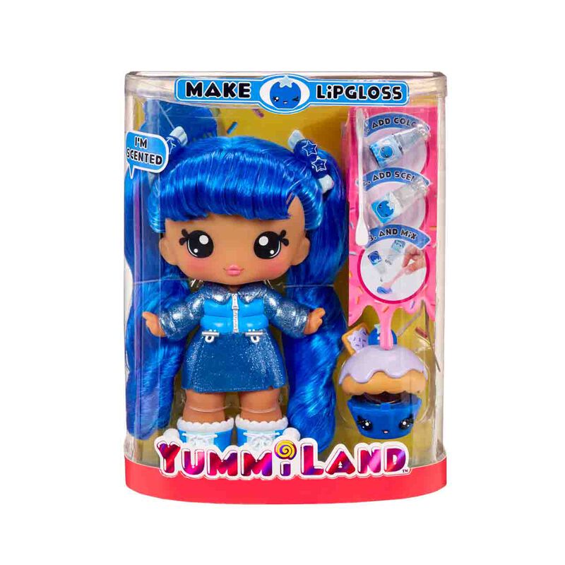 Mu&ntilde;eca Yummiland Large Rory Blueberry Con Brill... image number null