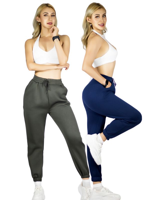 Set De Dos Pants De Mujer PANT-055-PX2 Marino Y... image number null