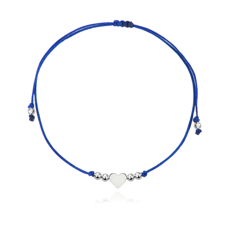 Pulsera Maite De Plata Con Hilo image number null