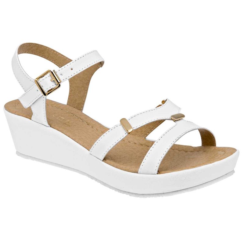 Diexca Sandalia para mujer blanco image number null