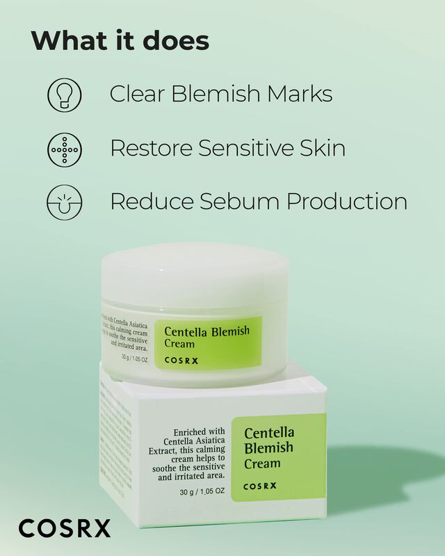 Crema Cosrx Centella Blemish De 30 Ml, Vegana, ... image number null