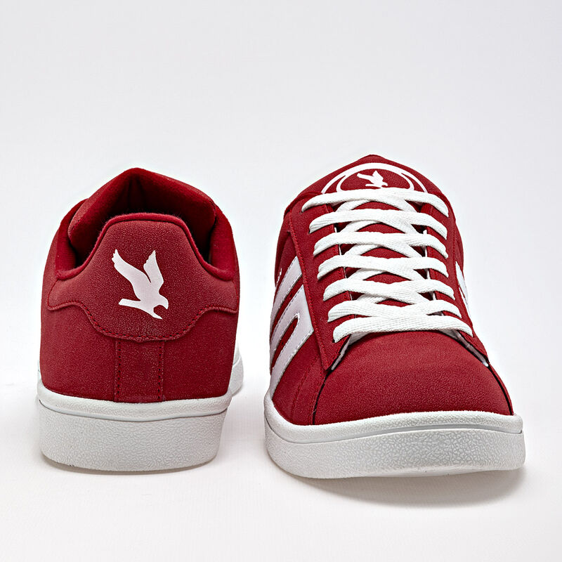 American Fire Tenis urbano para hombre rojo bla... image number null