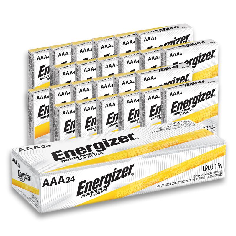 Pila Energizer Industrial Alcalina Aaa 96 Unida... image number null