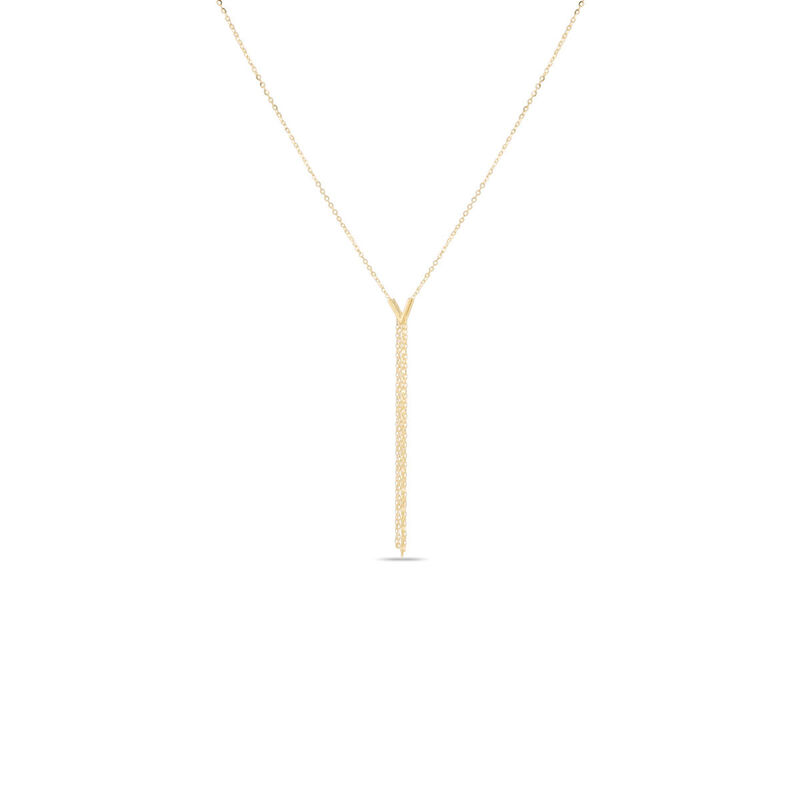 Gargantilla De Oro Amarillo 14K Con Cadena (45C... image number null