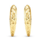 Arracadas De Oro Amarillo 10k Con Diamantado(13x8mm Aprox)