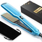 Plancha Alisadora De Pelo Wavytalk Titanium De 1.7 Pulgadas, Azul