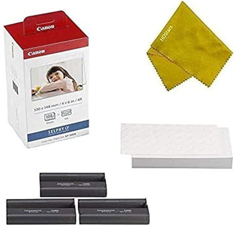 Casete De Tinta Y 108 Hojas De Papel 4x6 Para C... image number null