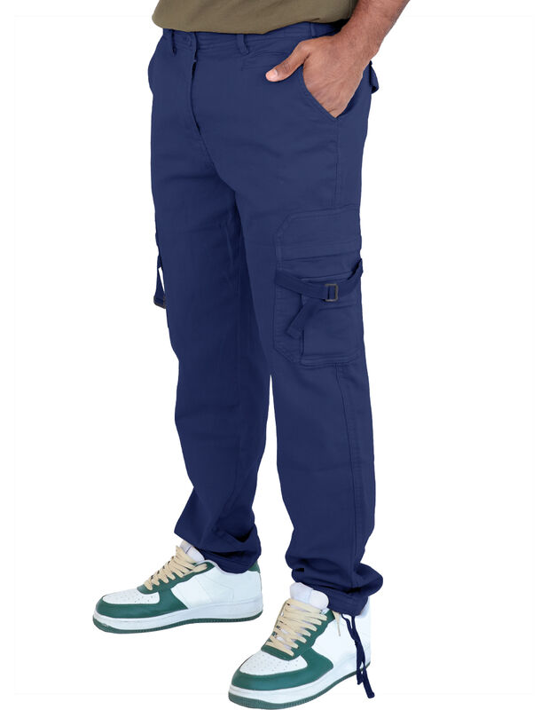 Pantalón Caballero Tipo Cargo Azul Marino Roose... image number null