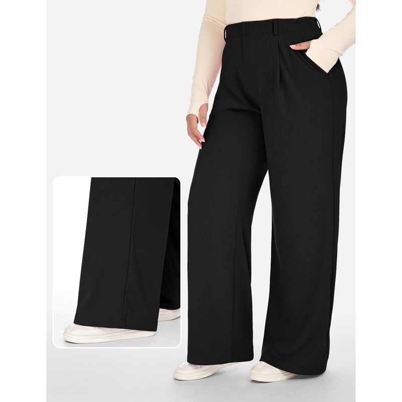 Pantalones Heathyoga Talla Grande Pierna Ancha ... image number null