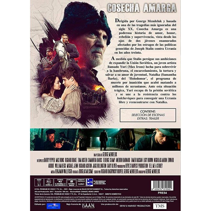 Cosecha Amarga [dvd] (2017) Bitter Harvest image number null