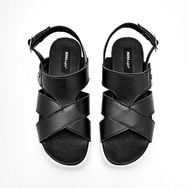 Mora Confort sandalia confort  para mujer negro... image number null