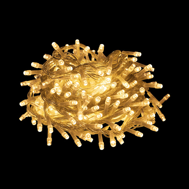 Serie Navide&ntilde;a 60 Led Luz C&aacute;lida 8 Funciones 3 ... image number null