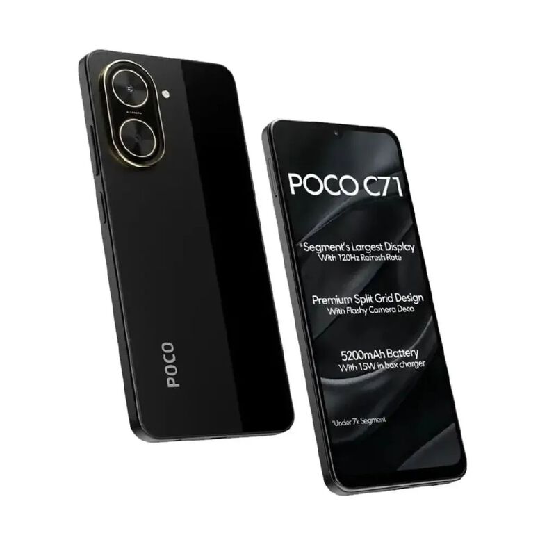 Celular Poco C71 4+128Gb 25028PC03G - Negro image number null