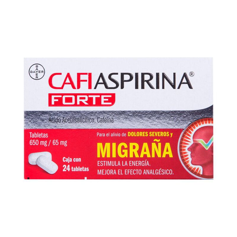 Cafiaspirina Forte &Aacute;cido Acetilsalic&iacute;lico Cafe&iacute;... image number null