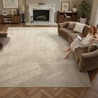 Alfombra Valenrug 244 x 152 cm Lavable Beige De Pelo Alto‑bajo