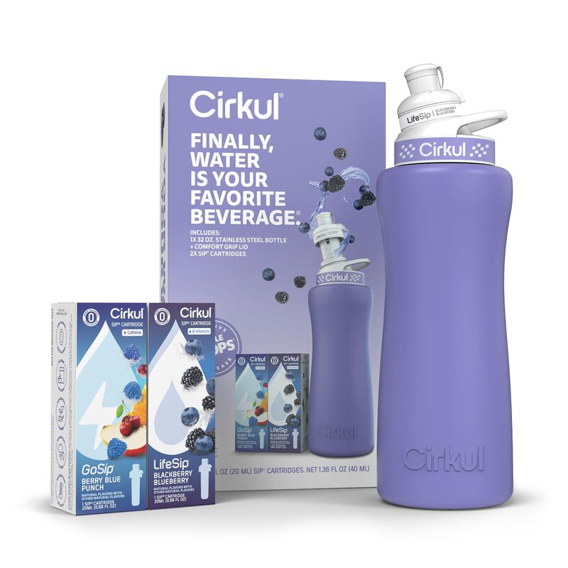 Botella De Agua Cirkul Matte Periwinkle De Acer... image number null