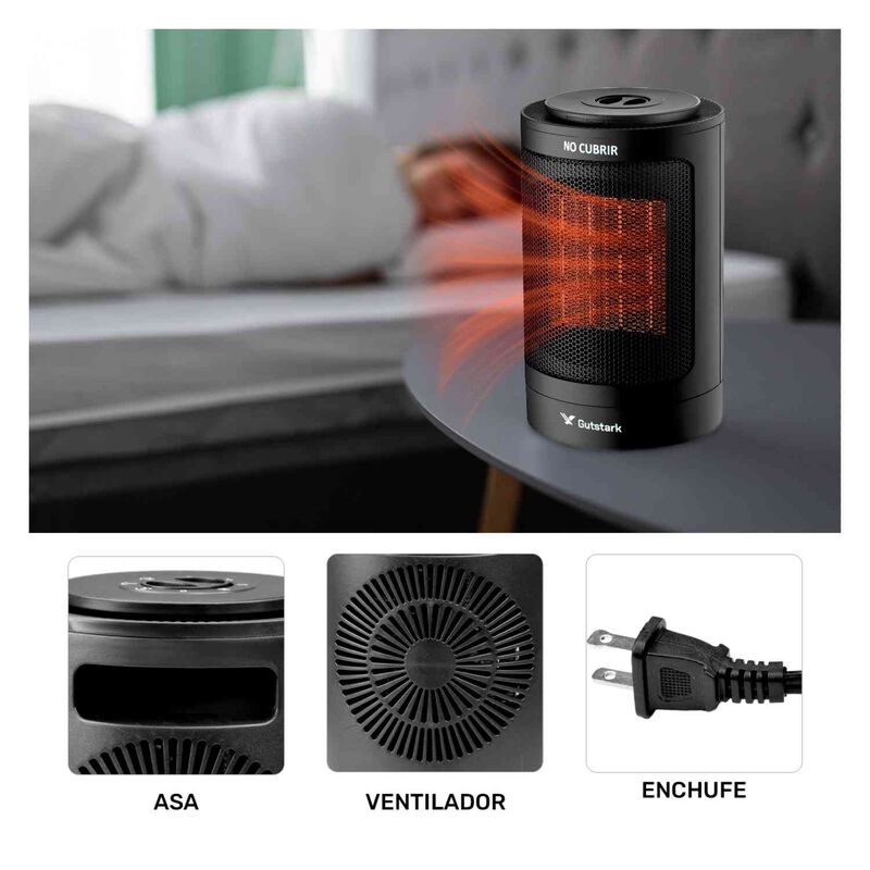 Kit 2 Calentadores Aire Calefactor Ventilador C... image number null