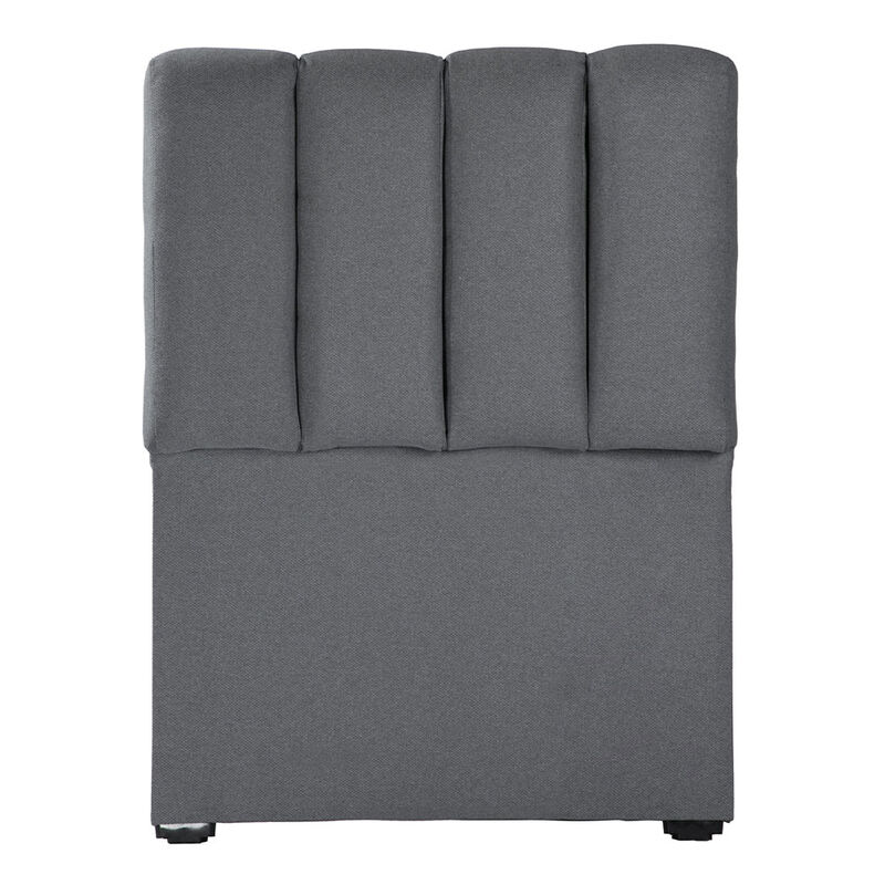 Cabecera Individual Dicasa Kami Gris Orleans image number null